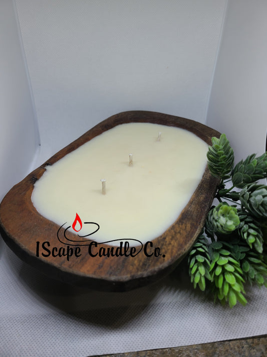 3 wick farmhouse bowl candle